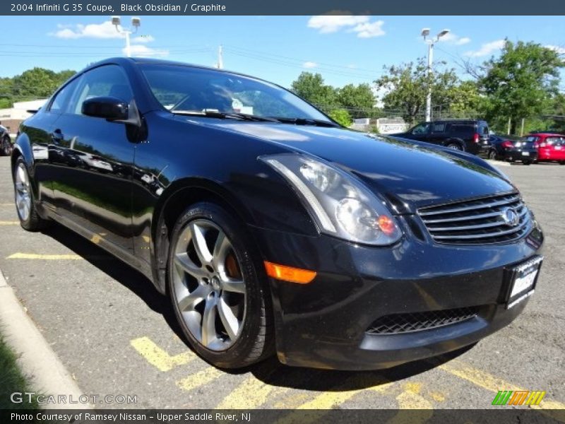 Black Obsidian / Graphite 2004 Infiniti G 35 Coupe