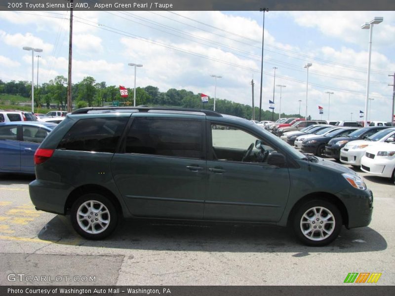 Aspen Green Pearl / Taupe 2005 Toyota Sienna LE AWD