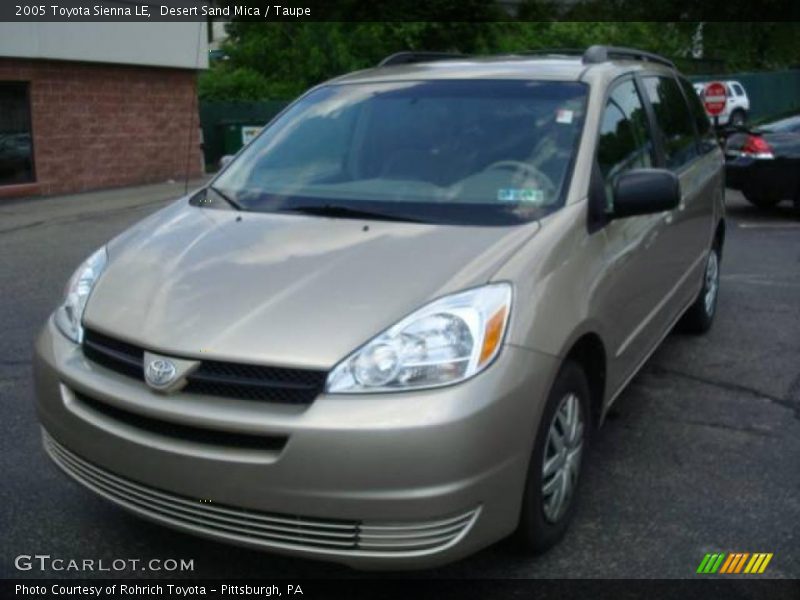 Desert Sand Mica / Taupe 2005 Toyota Sienna LE