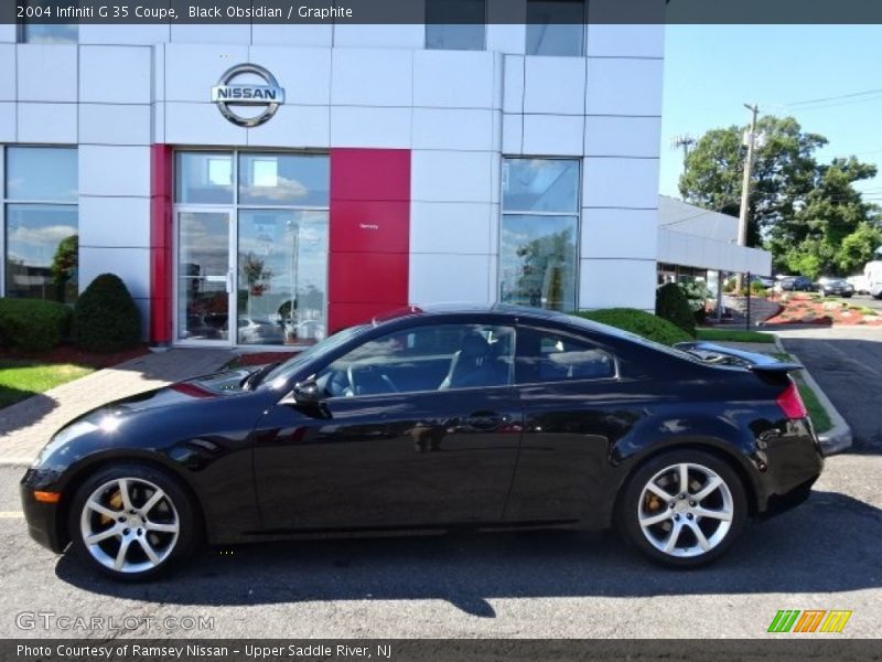 Black Obsidian / Graphite 2004 Infiniti G 35 Coupe