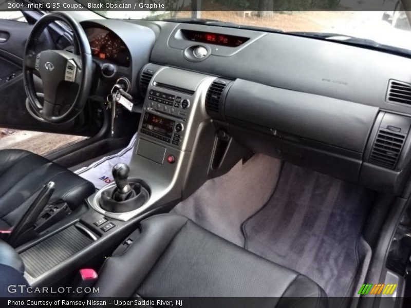 Black Obsidian / Graphite 2004 Infiniti G 35 Coupe