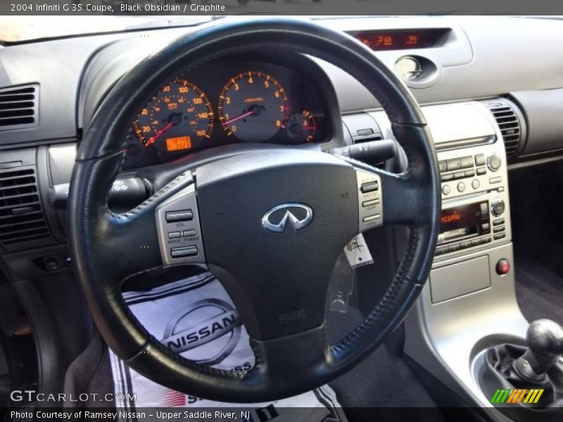 Black Obsidian / Graphite 2004 Infiniti G 35 Coupe