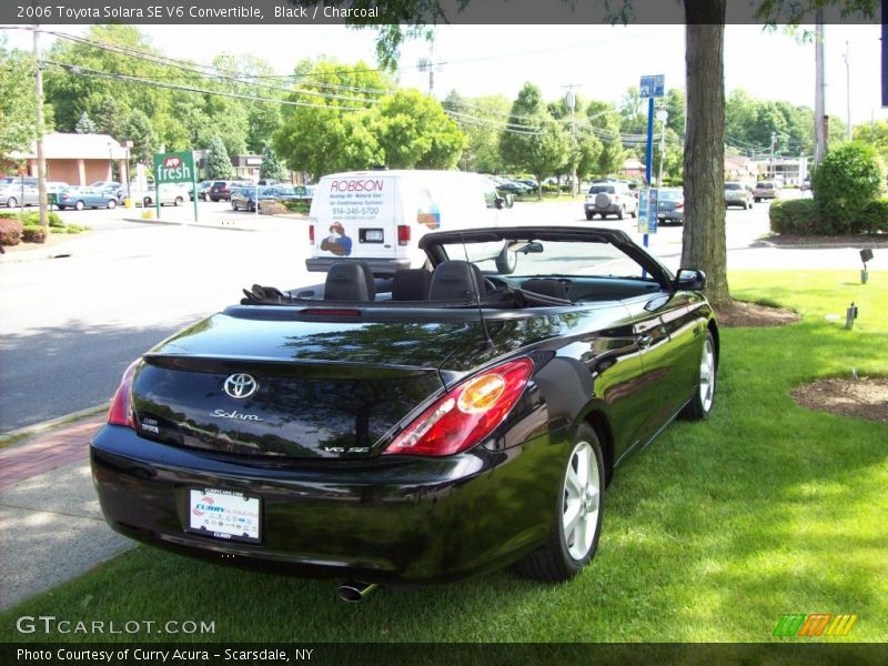 Black / Charcoal 2006 Toyota Solara SE V6 Convertible