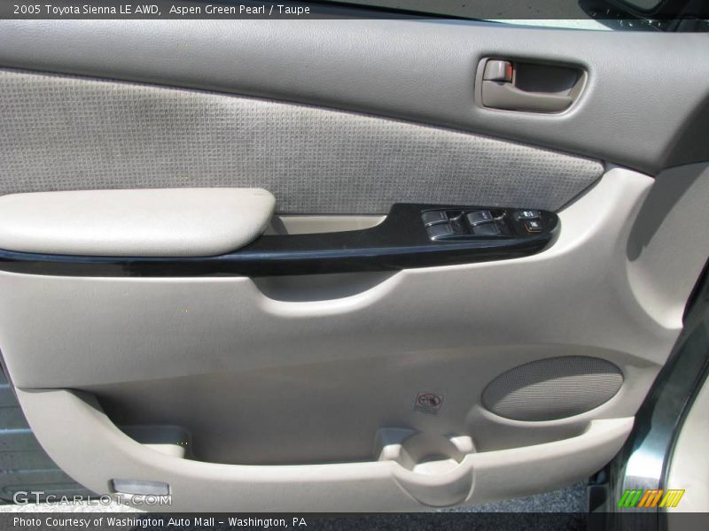 Aspen Green Pearl / Taupe 2005 Toyota Sienna LE AWD
