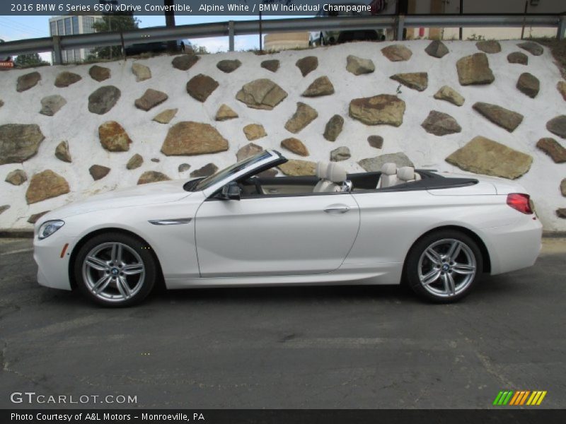  2016 6 Series 650i xDrive Convertible Alpine White