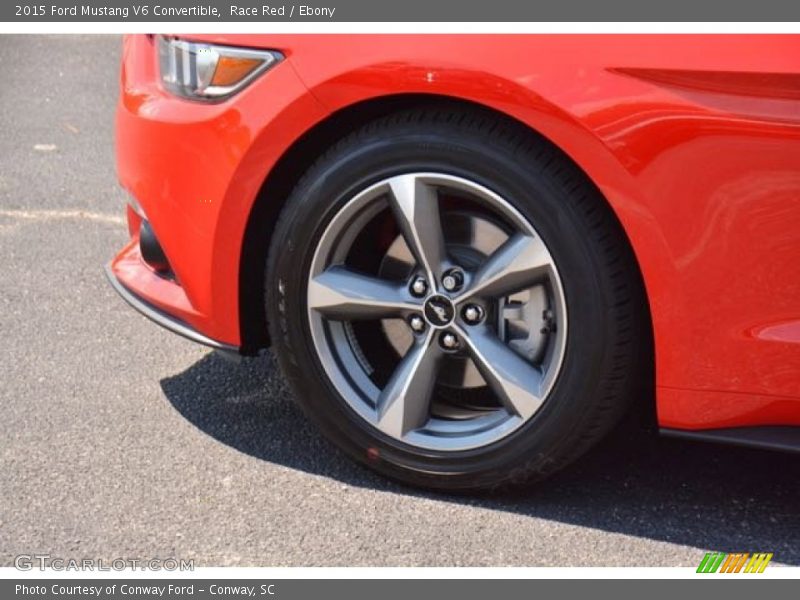 Race Red / Ebony 2015 Ford Mustang V6 Convertible