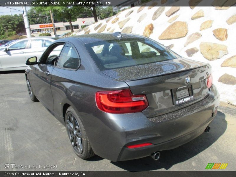 Mineral Grey Metallic / Black 2016 BMW M235i xDrive Coupe