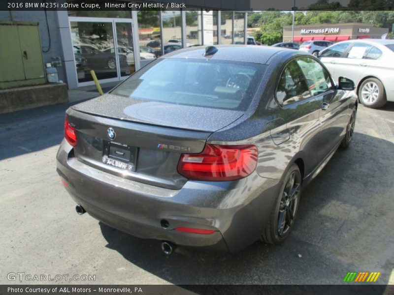 Mineral Grey Metallic / Black 2016 BMW M235i xDrive Coupe