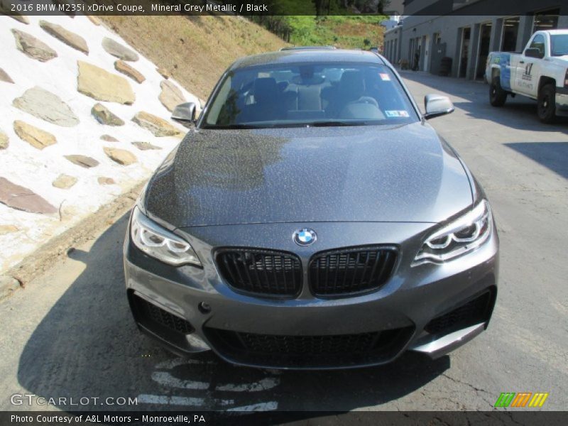 Mineral Grey Metallic / Black 2016 BMW M235i xDrive Coupe