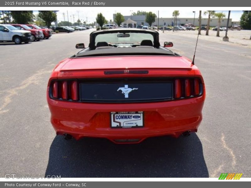 Race Red / Ebony 2015 Ford Mustang V6 Convertible