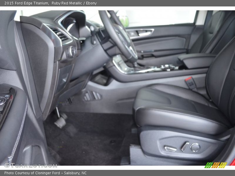 Ruby Red Metallic / Ebony 2015 Ford Edge Titanium