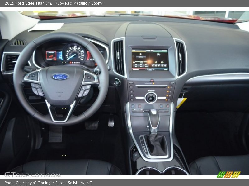 Dashboard of 2015 Edge Titanium