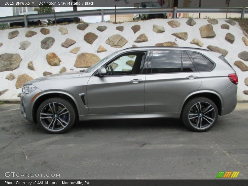 Donington Gray Metallic / Black 2015 BMW X5 M