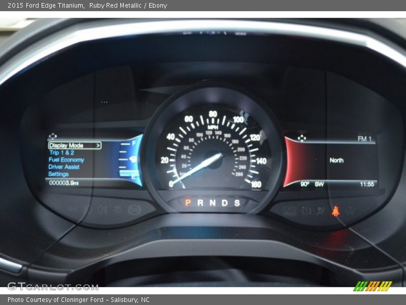  2015 Edge Titanium Titanium Gauges