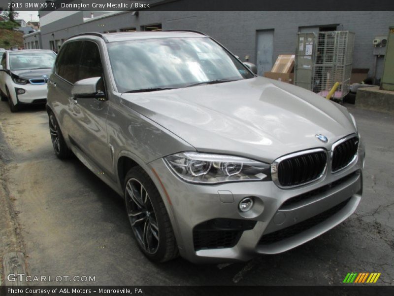 Donington Gray Metallic / Black 2015 BMW X5 M