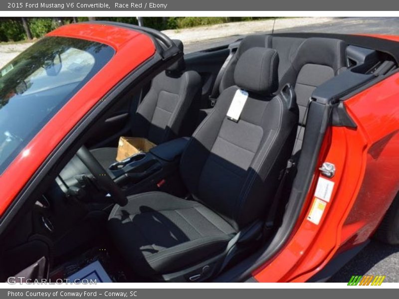 Race Red / Ebony 2015 Ford Mustang V6 Convertible