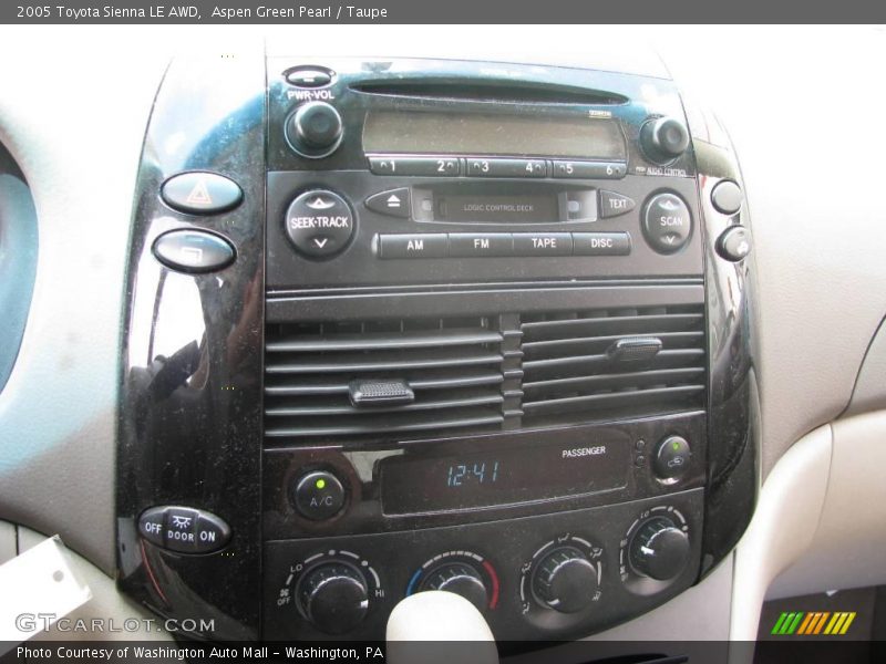 Aspen Green Pearl / Taupe 2005 Toyota Sienna LE AWD
