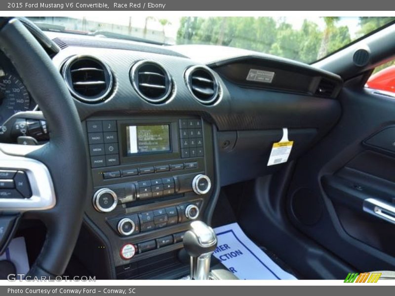 Race Red / Ebony 2015 Ford Mustang V6 Convertible