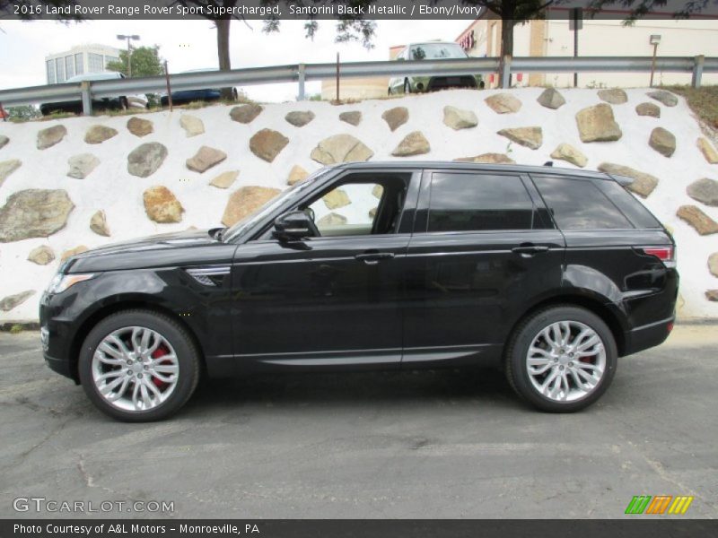  2016 Range Rover Sport Supercharged Santorini Black Metallic