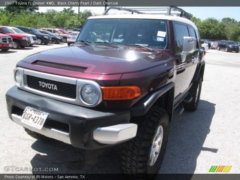 Black Cherry Pearl / Dark Charcoal 2007 Toyota FJ Cruiser 4WD