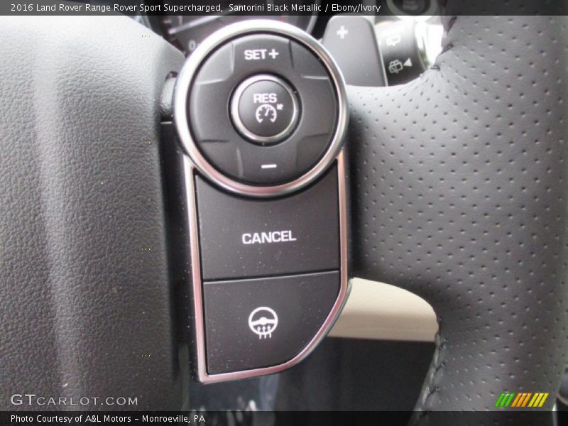 Controls of 2016 Range Rover Sport Supercharged
