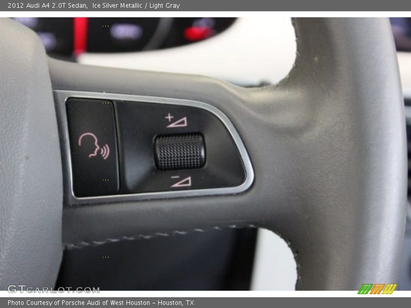 Ice Silver Metallic / Light Gray 2012 Audi A4 2.0T Sedan