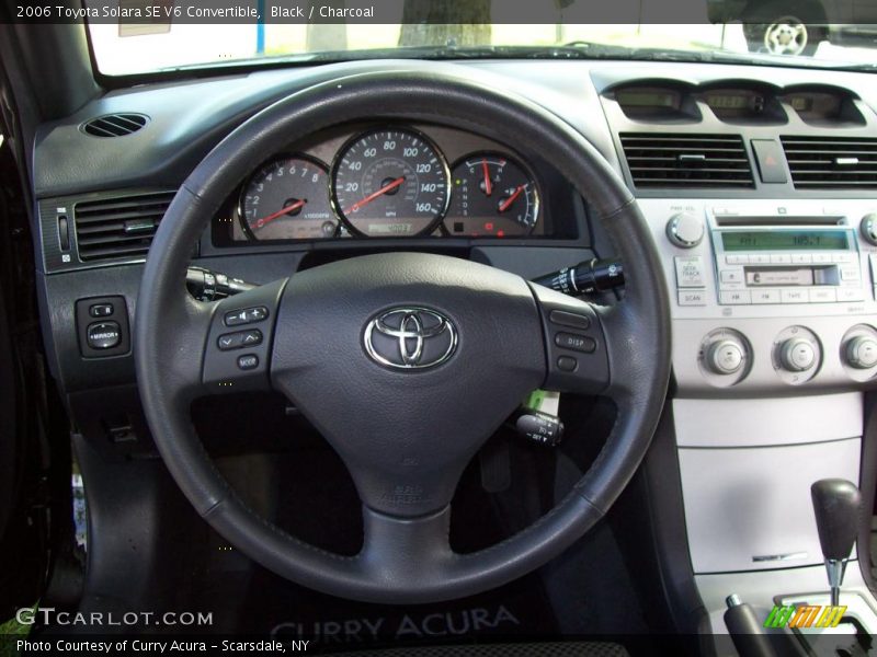 Black / Charcoal 2006 Toyota Solara SE V6 Convertible