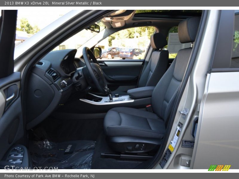 Mineral Silver Metallic / Black 2013 BMW X3 xDrive 28i
