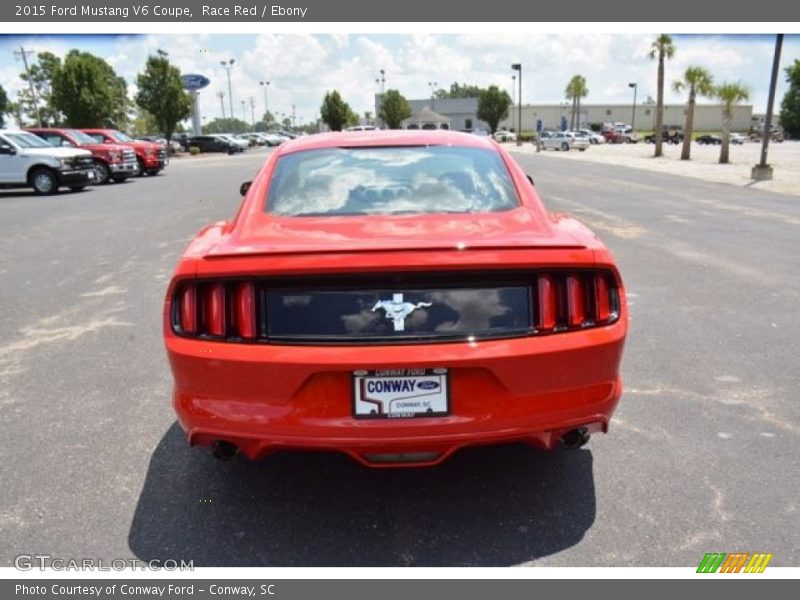 Race Red / Ebony 2015 Ford Mustang V6 Coupe