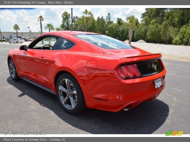 Race Red / Ebony 2015 Ford Mustang V6 Coupe