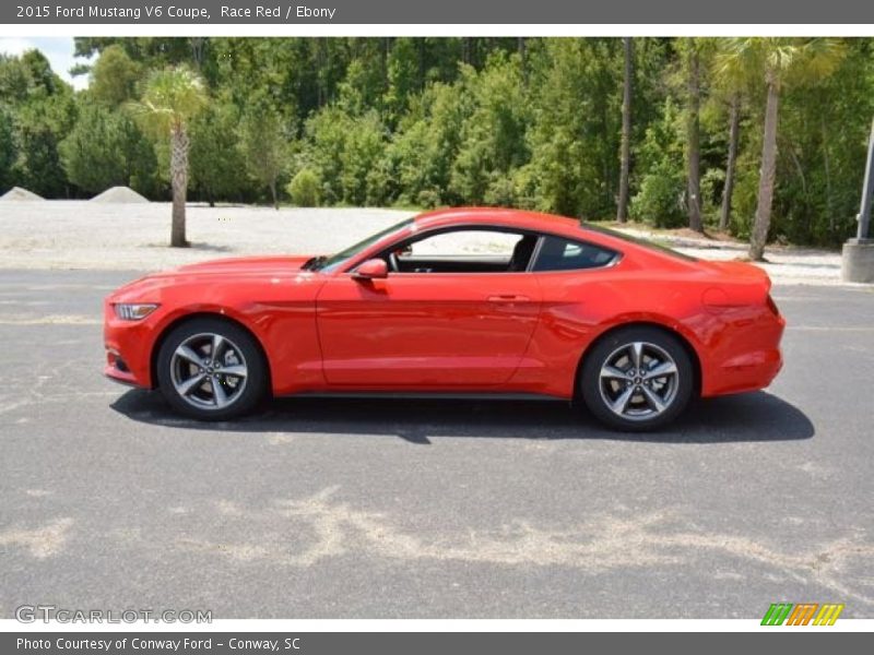 Race Red / Ebony 2015 Ford Mustang V6 Coupe