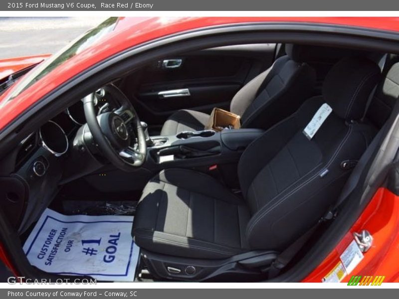 Race Red / Ebony 2015 Ford Mustang V6 Coupe