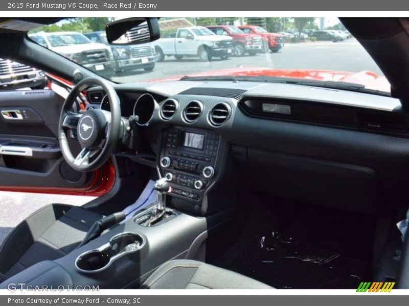 Race Red / Ebony 2015 Ford Mustang V6 Coupe