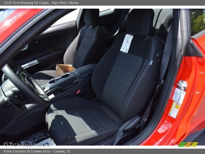 Race Red / Ebony 2015 Ford Mustang V6 Coupe