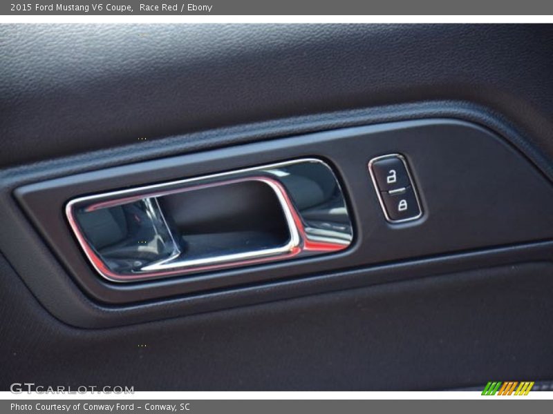 Race Red / Ebony 2015 Ford Mustang V6 Coupe