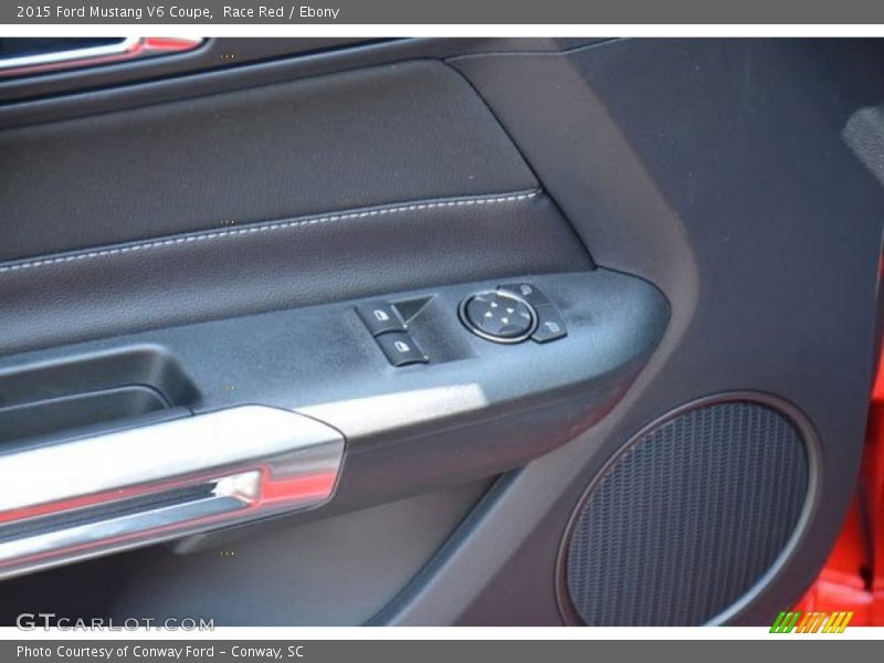 Race Red / Ebony 2015 Ford Mustang V6 Coupe