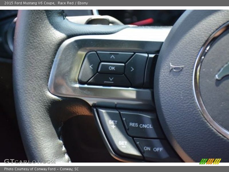 Race Red / Ebony 2015 Ford Mustang V6 Coupe