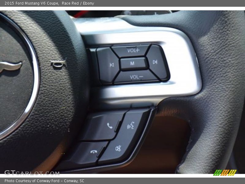 Race Red / Ebony 2015 Ford Mustang V6 Coupe