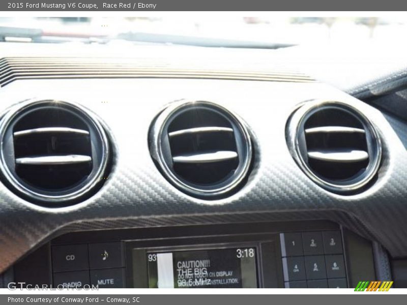 Race Red / Ebony 2015 Ford Mustang V6 Coupe