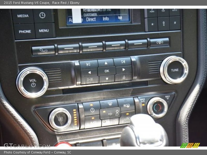 Race Red / Ebony 2015 Ford Mustang V6 Coupe