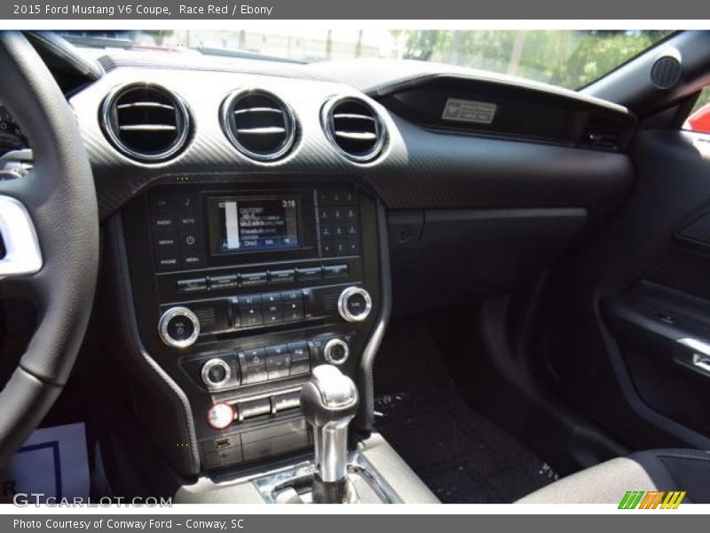 Race Red / Ebony 2015 Ford Mustang V6 Coupe