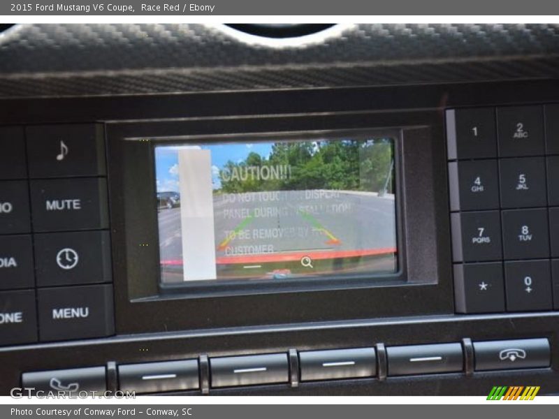 Race Red / Ebony 2015 Ford Mustang V6 Coupe