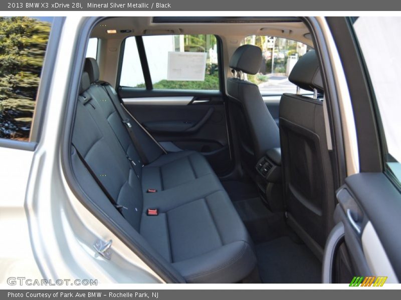 Mineral Silver Metallic / Black 2013 BMW X3 xDrive 28i