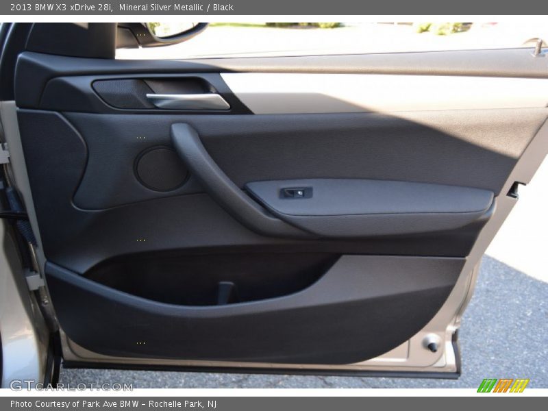 Mineral Silver Metallic / Black 2013 BMW X3 xDrive 28i
