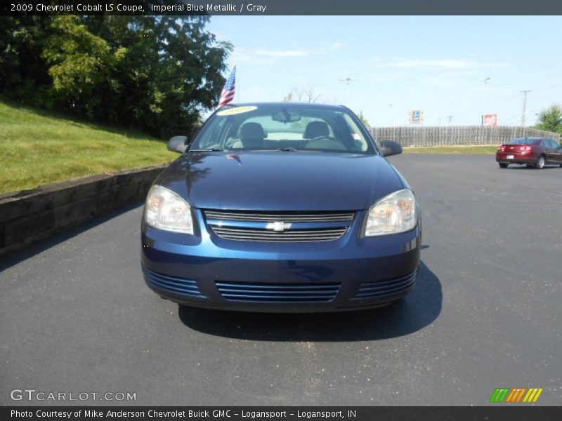Imperial Blue Metallic / Gray 2009 Chevrolet Cobalt LS Coupe