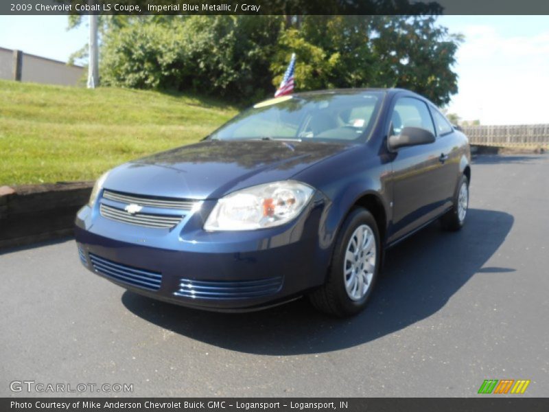 Imperial Blue Metallic / Gray 2009 Chevrolet Cobalt LS Coupe