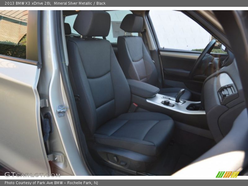 Mineral Silver Metallic / Black 2013 BMW X3 xDrive 28i
