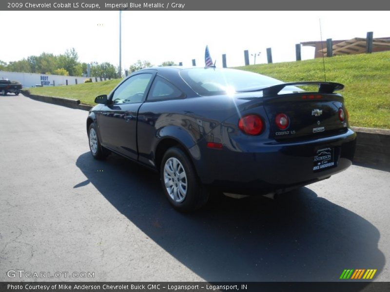 Imperial Blue Metallic / Gray 2009 Chevrolet Cobalt LS Coupe