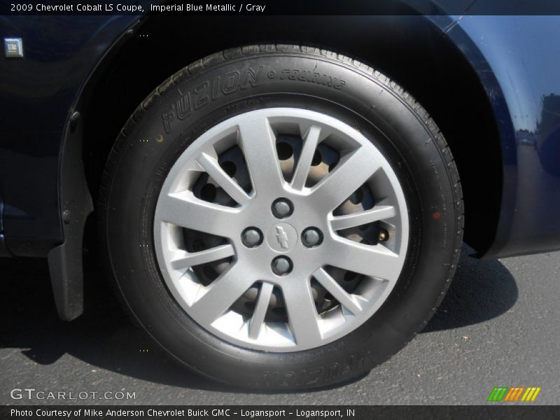 Imperial Blue Metallic / Gray 2009 Chevrolet Cobalt LS Coupe