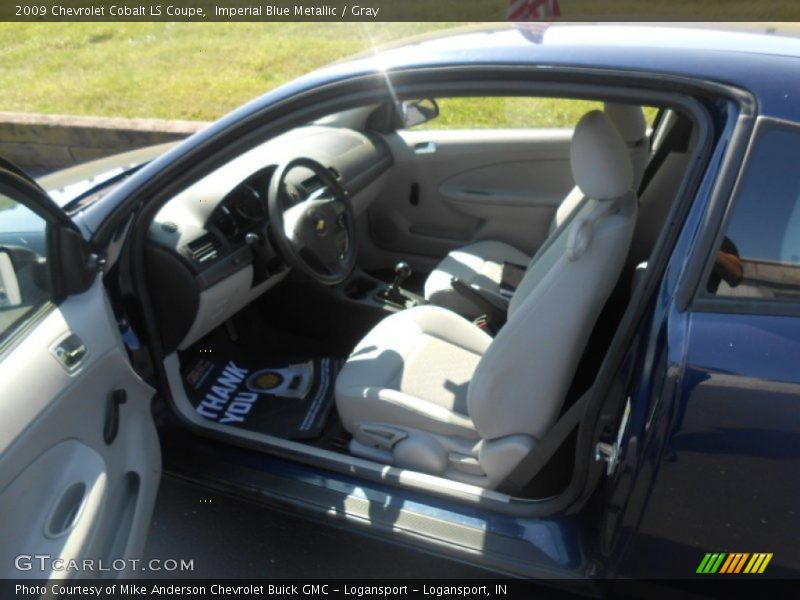 Imperial Blue Metallic / Gray 2009 Chevrolet Cobalt LS Coupe